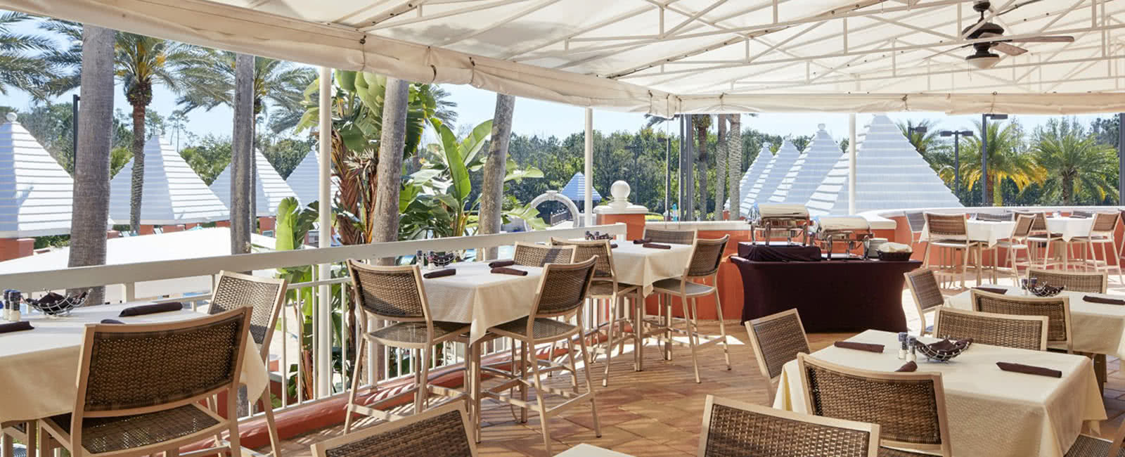 Restaurant at Hilton Grand Vacations Club at SeaWorld in Orlando, Florida