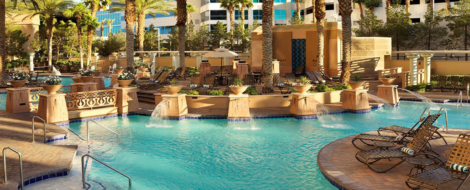 Pool Area of Hilton Grand Vacations on the Boulevard in Las Vegas, Nevada