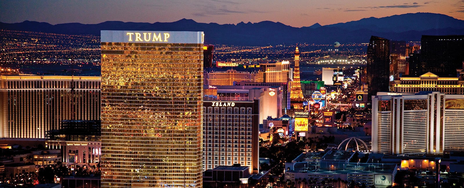 Exterior of Trump International Hotel in Las Vegas, Nevada