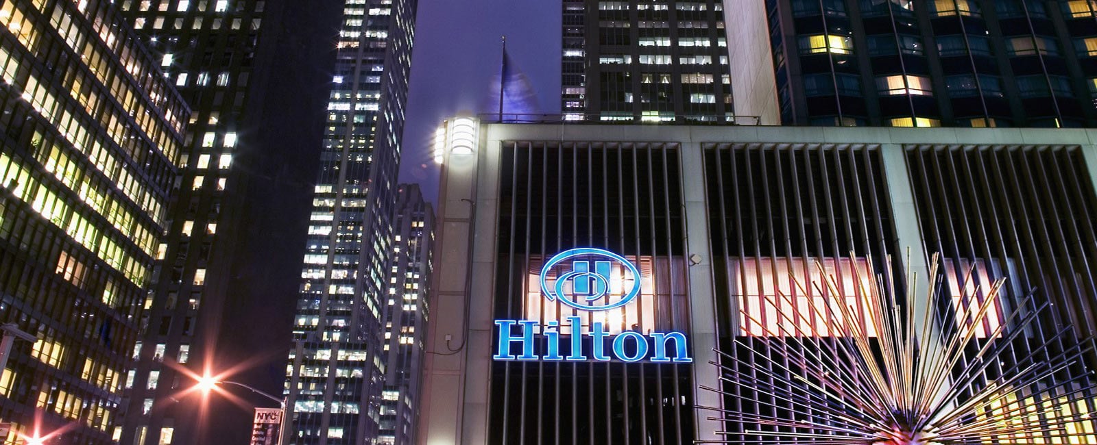 Exterior of the Hilton Club – New York