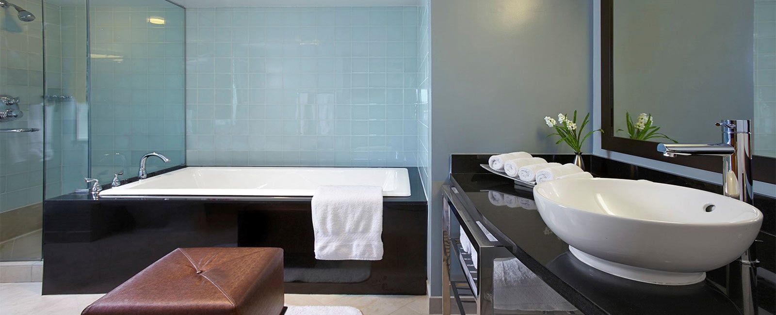Bathroom at the Hilton Club – New York