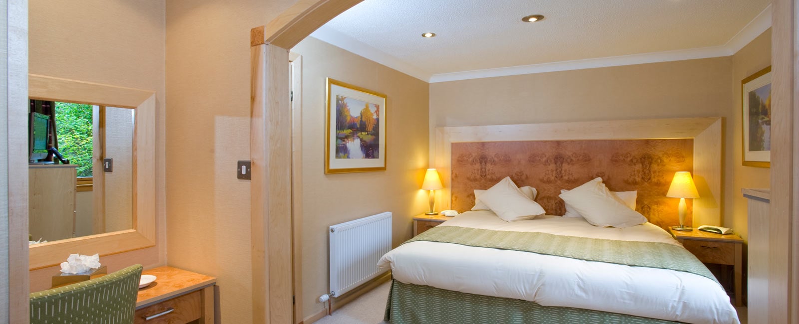 Bedroom at Hilton Grand Vacations Club at Craigendarroch Lodges in Royal Deeside, Scotland