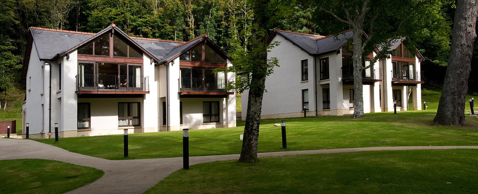 Exterior of Hilton Grand Vacations Club Resort at Dunkeld in Perthshire, Scotland