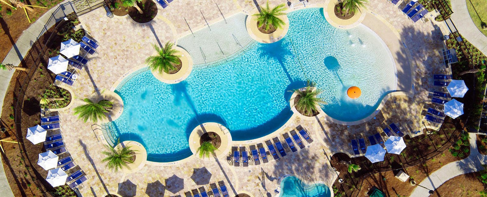 Pool Area at Ocean Oak Resort by Hilton Grand Vacations Club on Hilton Head Island, South Carolina